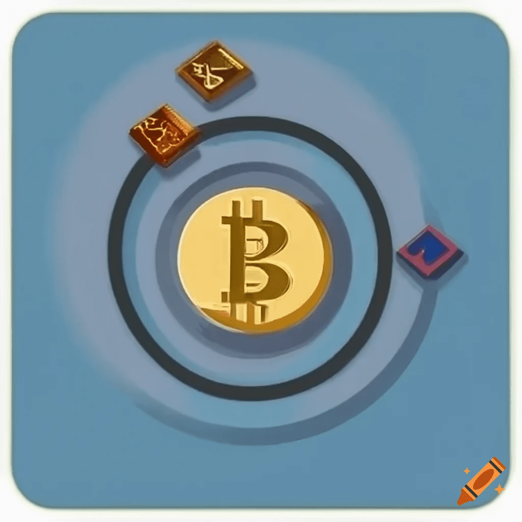 imagen de simbolo bitcoin