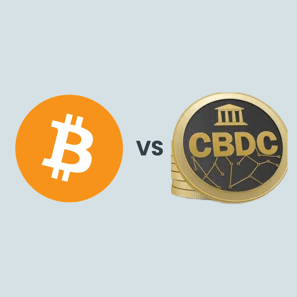 bitcoin vs cbdcs diferencias
